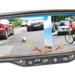 CV-043AB7D Premium OEM Style 7.2" Replacement Mirror with Auto Brightness 4 AV inputs